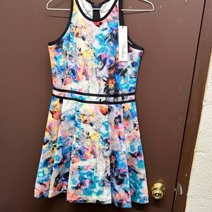 Parker Emmy Sleeveless fit and flare dress